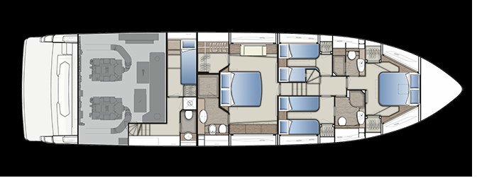 Sea Sons lower deck cabins plan