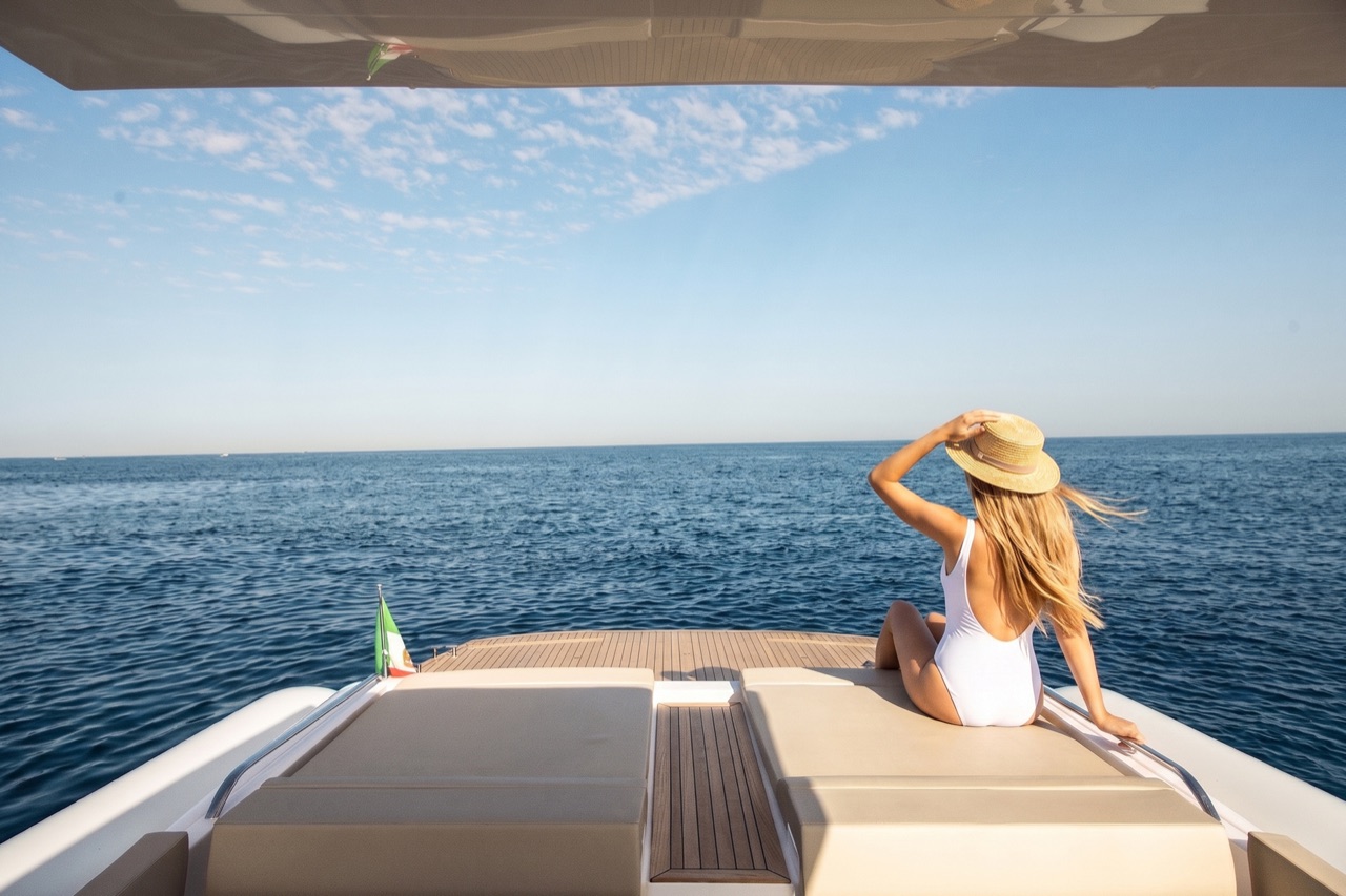 Film production yacht Mediterranean editorial shoot