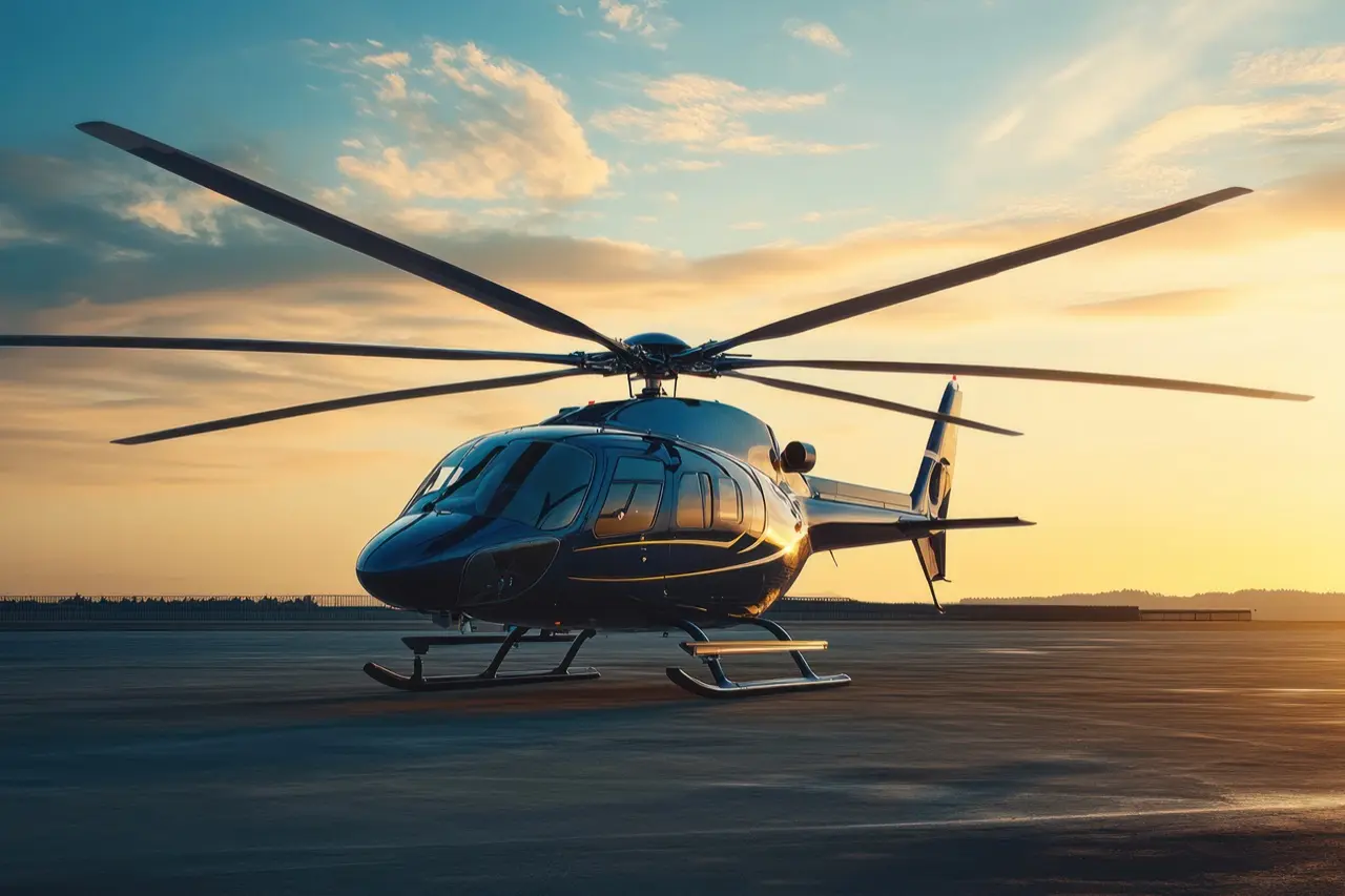 Private helicopter transfer Italy Mediterranean