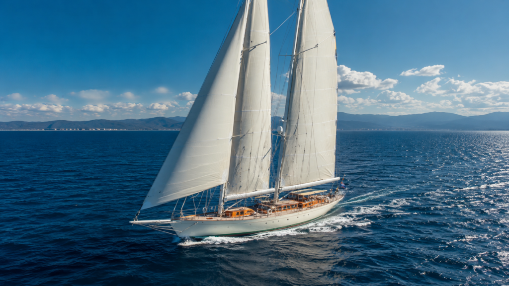 Classic sailing yacht charter Mediterranean Italy